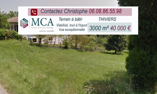 Terrain  3000 m² à vendre à Thiviers (24800)