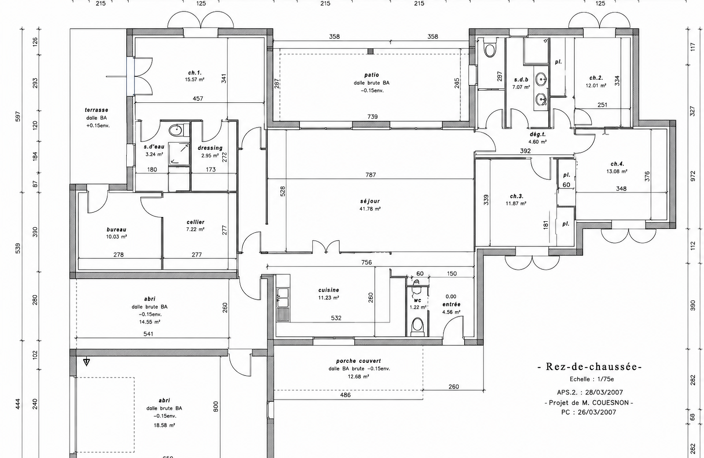 PLAIN PIED 151 m2 hab, 4chs, bureau, piscine, terrain 2127 m — photo 4