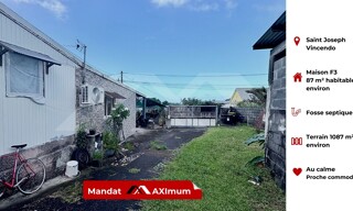 Maison 3 Pièces 87 m² à vendre à Saint-Joseph (97480)