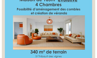 Maison 6 Pièces 105 m² à vendre à Saint-Thibault-des-Vignes (77400)