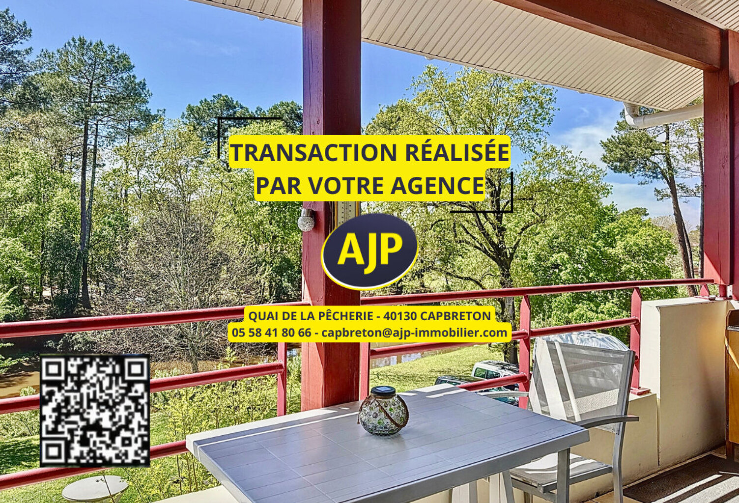 APPARTEMENT 3 PIECES AVEC TERRASSE VUE BOUDIGAU + DEUX PARKINGS ET CAVE — photo 1