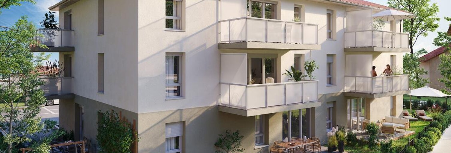 Appartement neuf T2, T3 Pièce 44 à 61 m² à vendre à Saint-Étienne-du-Bois (01370)
