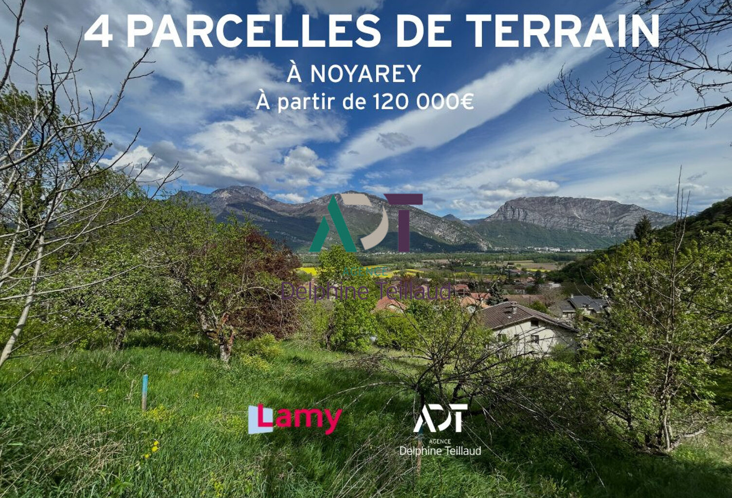 NOYAREY - 4 terrains à bâtir viabilisés — photo 1