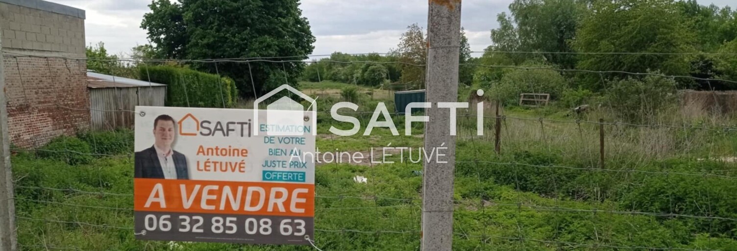 Terrain  850 m² à vendre à Bonnay (80800)