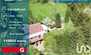 Maison 3 Pièces 62 m² à vendre à Grendelbruch (67190)