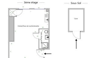 Appartement 1 Pièce 16 m² à vendre à Paris 20 (75020)