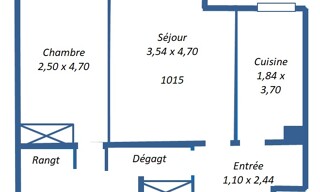 Appartement 2 Pièces 50 m² à louer à Sèvres (92310)