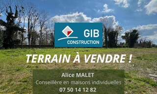 Terrain 430 m² à construire Preignac (33210)