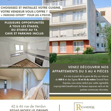 Appartement 3 pièces 267000 €