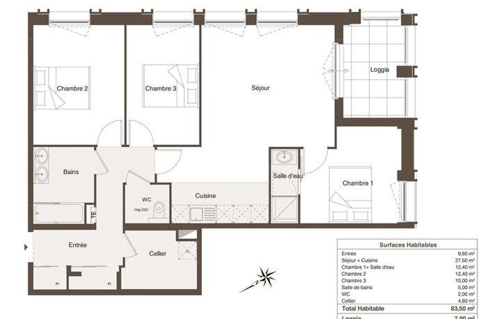 T4 - 83.5m ² — photo 3