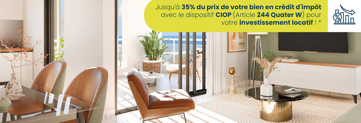 Appartement neuf T2, T3, T4 Pièce 40 à 75 m² à vendre à Saint-Pierre (97410)