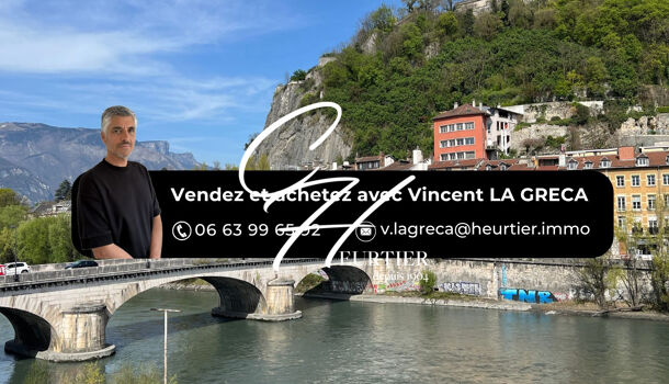 Appartement 4 pièces  à vendre Grenoble 38000
