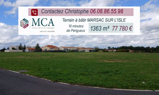 Terrain  1363 m² à vendre à Périgueux (24000)