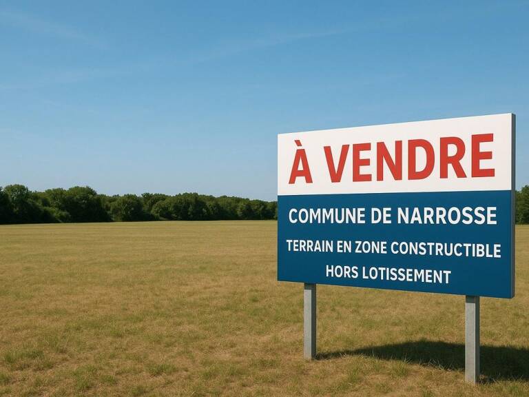 Terrain à vendre à Narrosse (40180) – 545 m² – Hors lotissement – Terrain constructible dans les Landes — photo 1