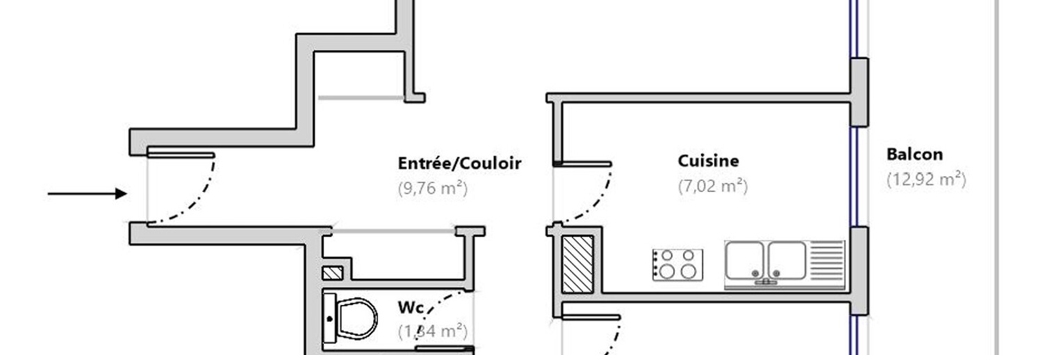 Appartement 2 Pièces 49 m² à vendre à Cagnes-sur-Mer (06800)