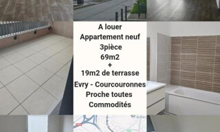 Appartement 3 Pièces 69 m² à louer à Évry-Courcouronnes (91000)