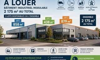Bureau 4 Pièces 2175 m² à louer à Villefranche-sur-Saône (69400)