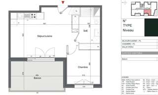 Appartement 2 Pièces 45 m² à vendre à Mérignac (33700)