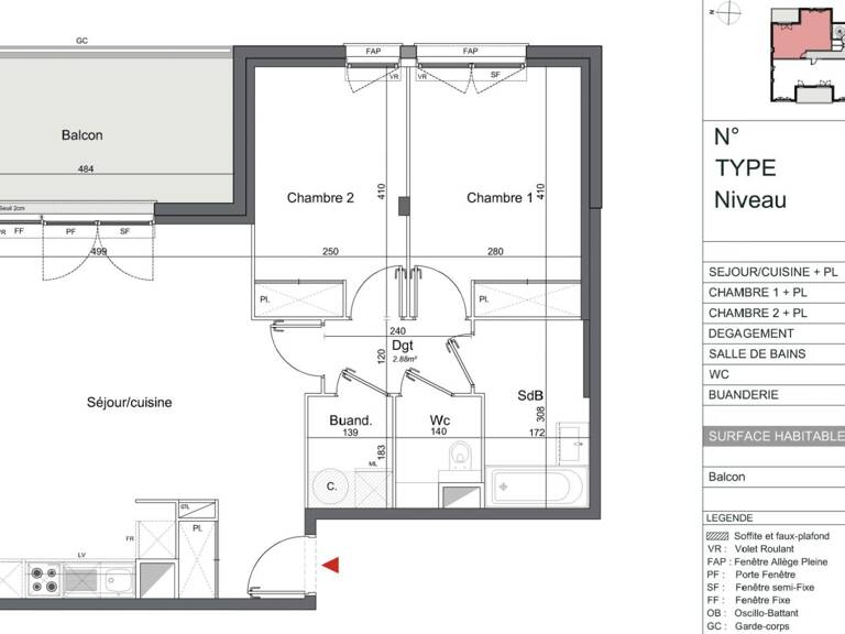 Vente Appartement 3 pièces — photo 1