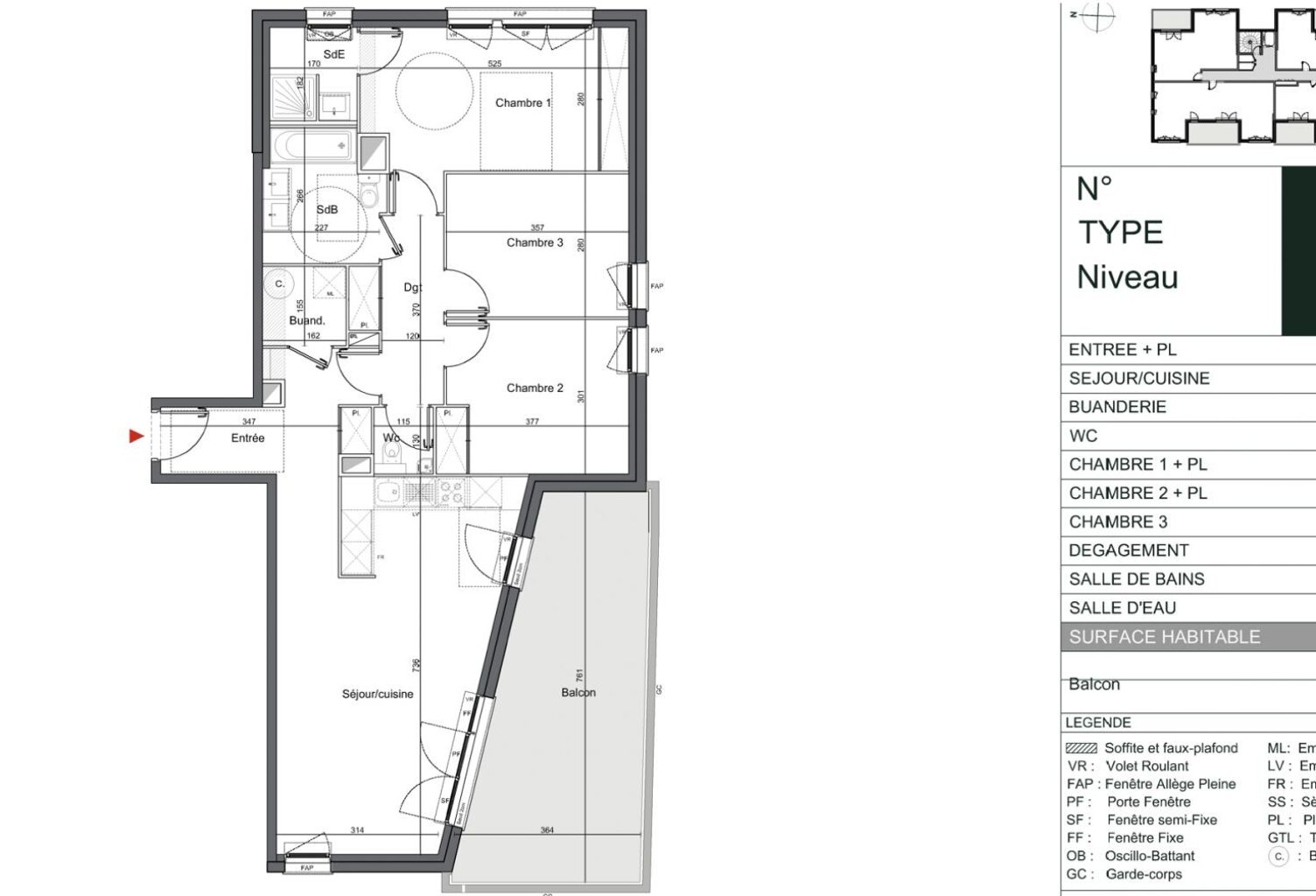 Vente Appartement 4 pièces — photo 1