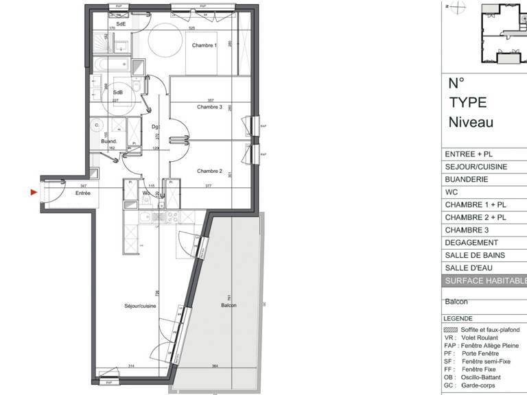 Vente Appartement 4 pièces — photo 1