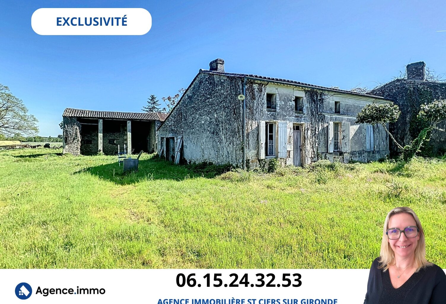 Maison à rénover + grange 90 m2 — photo 1