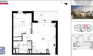 Appartement 2 Pièces 40 m² à louer à Tours (37100)