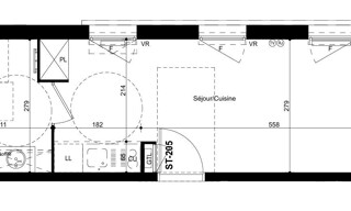 Appartement 1 Pièce 26 m² à vendre à Thiais (94320)
