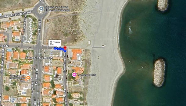 Appartement 2 pièces  à louer Barcarès (Le) 66420