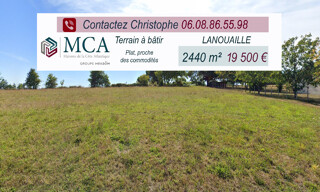 Terrain  2440 m² à vendre à Lanouaille (24270)