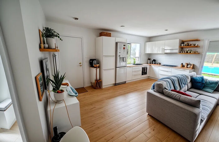 Maison contemporaine de trois chambres avec piscine - GIROND — photo 5