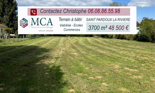 Terrain  3700 m² à vendre à Nontron (24300)