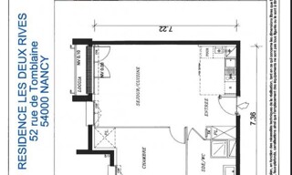 Appartement 2 Pièces 49 m² à louer à Nancy (54000)