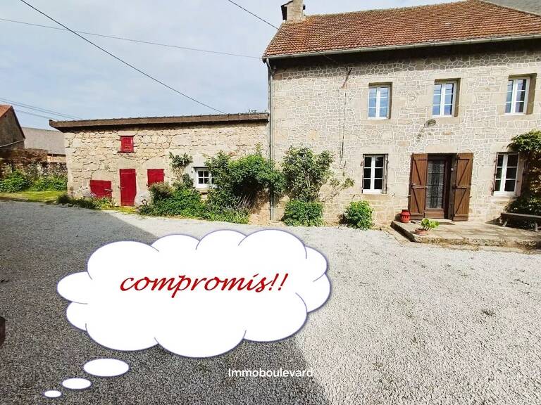À vendre dans la Creuse, belle maison, grange et jardin. — photo 1