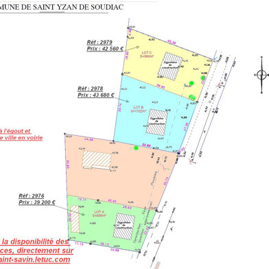 Terrain  42560 €