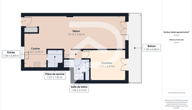 Appartement 2 pièces  à vendre Hyères 83400