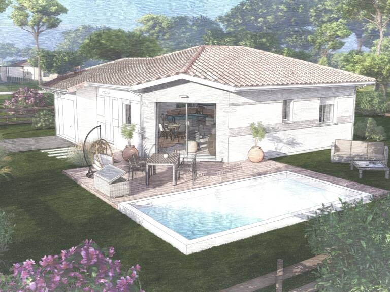 Maison neuve à Bougue 2 chambres avec garage — photo 1
