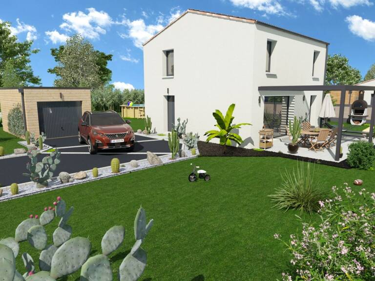 Projet de construction d'une maison 92.62 m² avec terrain à CERNAY (86) — photo 1