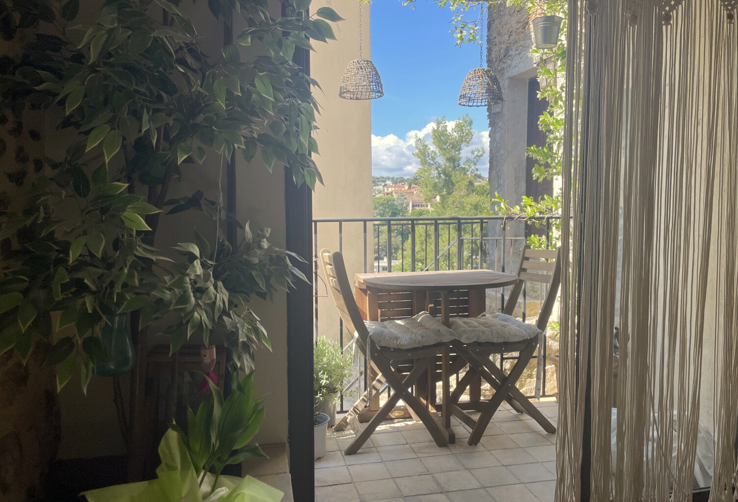 Haut de Cagnes maison terrasse - vues mer — photo 1