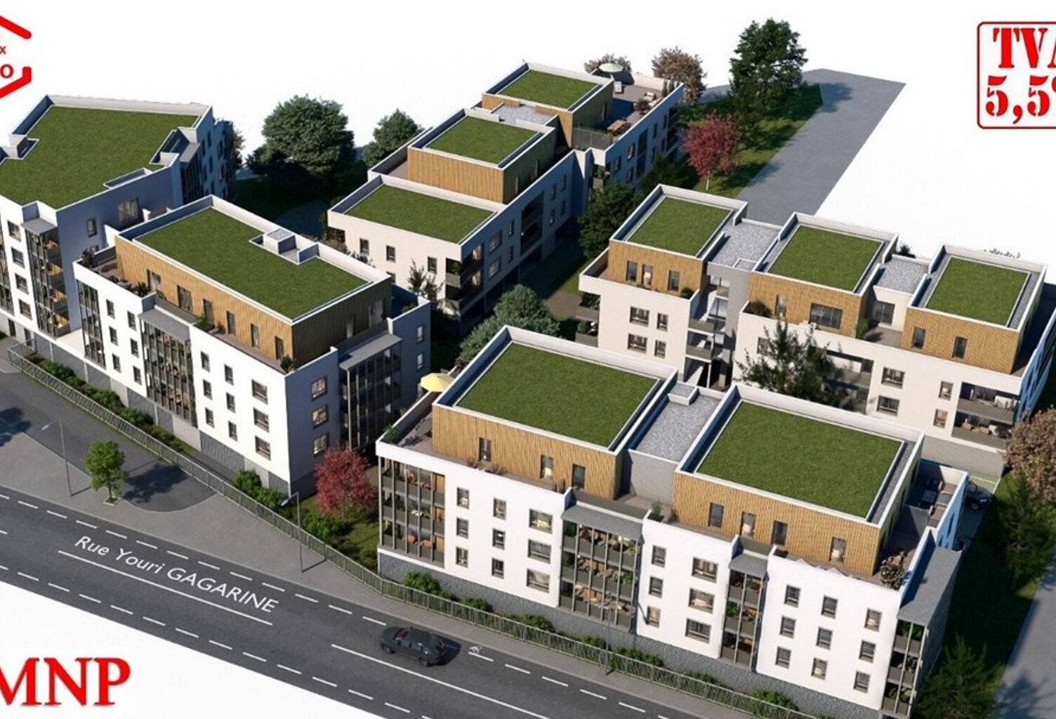 Vente de 109 appart VEFA du T2 Au T5, Prêt à Taux zéro, TVA — photo 1