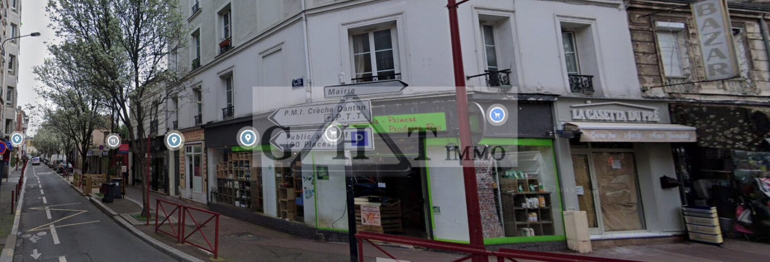 Commerce  15 m² à vendre à Le Pré-Saint-Gervais (93310)