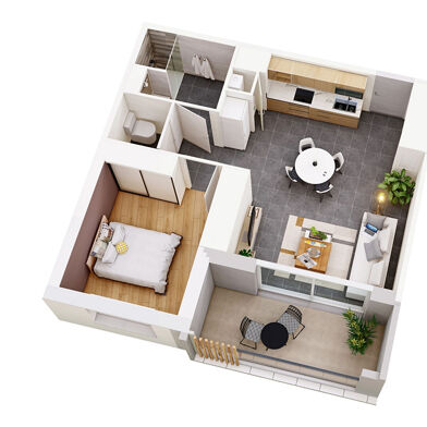 Appartement 2 pièces 148000 €