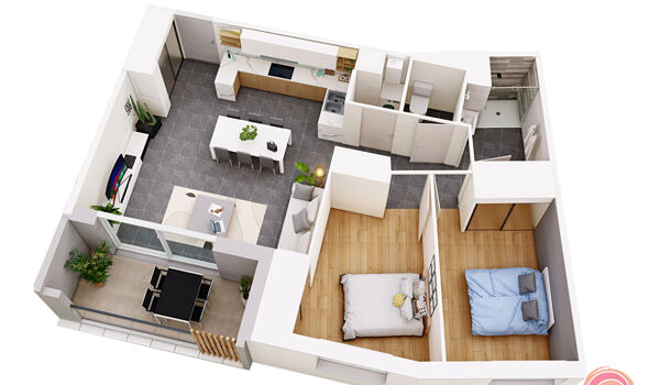 Appartement 2 pièces  à vendre Rodez 12000