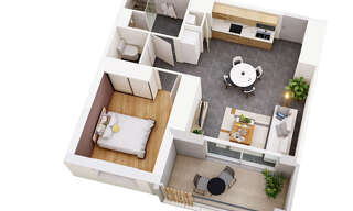 Appartement 2 Pièces 43 m² à vendre à Rodez (12000)