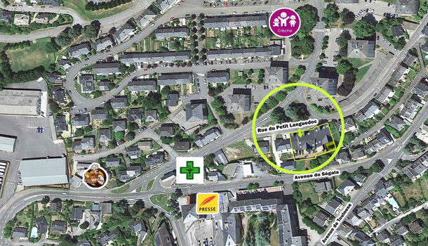 Appartement 3 pièces  à vendre Rodez 12000