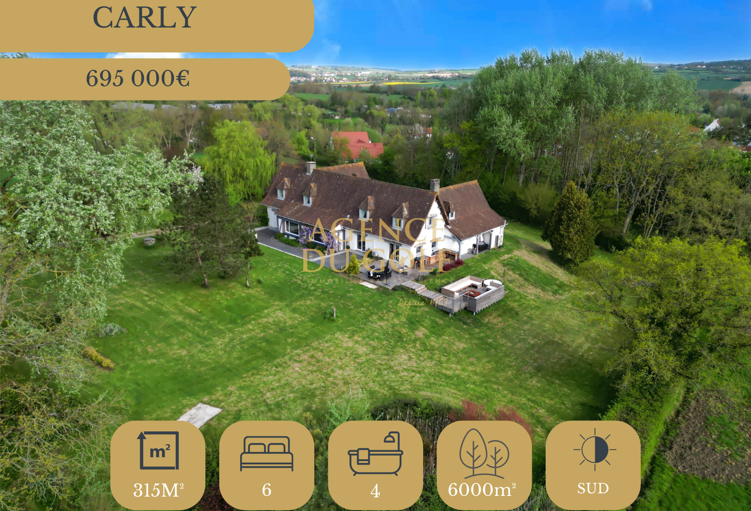 Maison d'Exception   315 m2   Carly (62) — photo 1