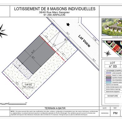 Terrain  129000 €