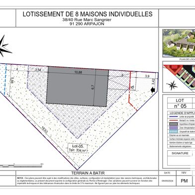 Terrain  149000 €
