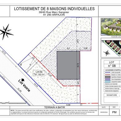 Terrain  165000 €