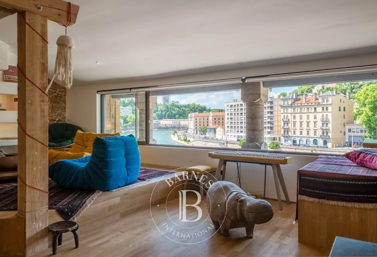LYON 5 - Quai de Saône - Appartement de 122 m² rénové - Duplex -  2 chambres - Vue Saône et Croix-Rousse — photo 1